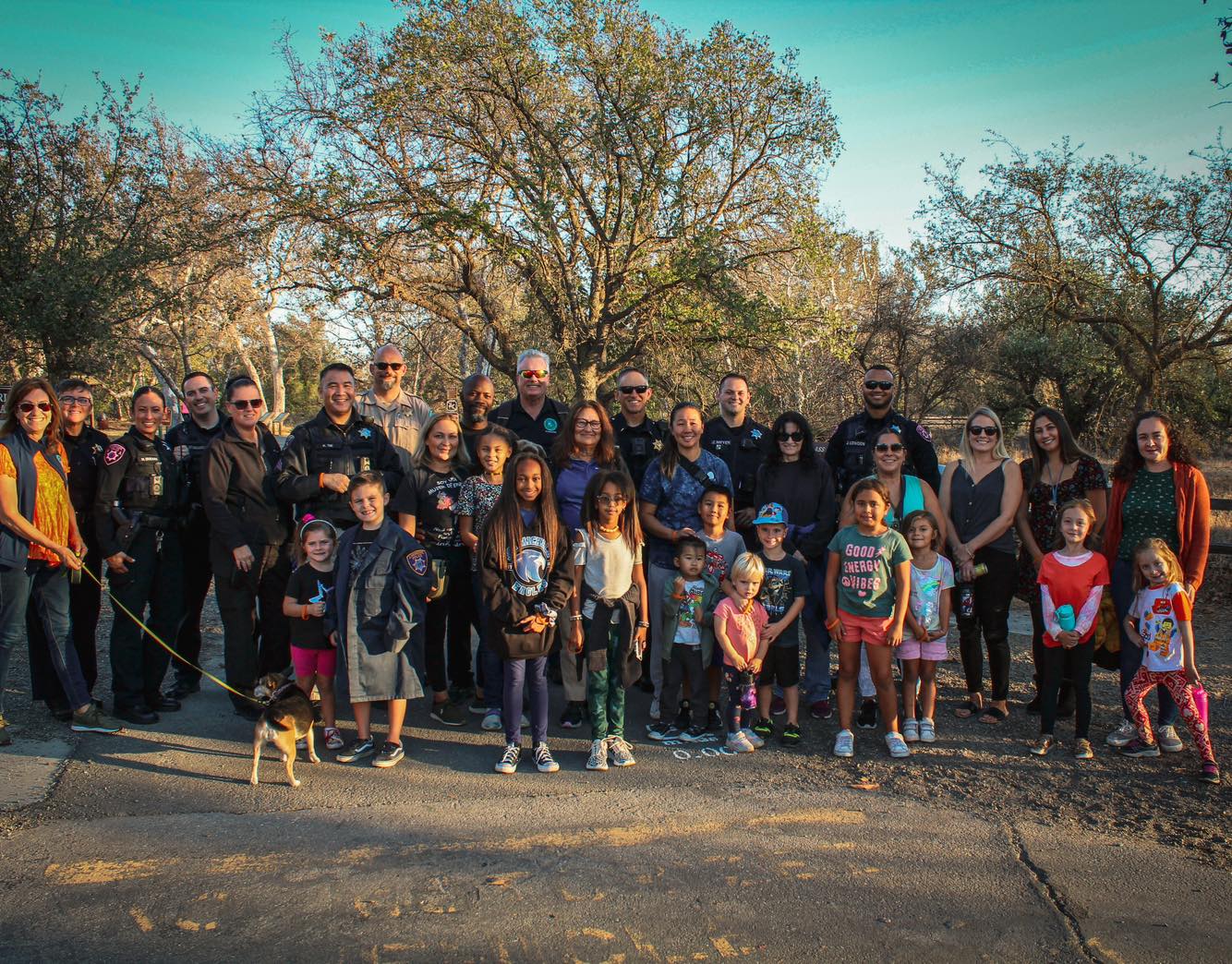 Unity Walk with a Cop