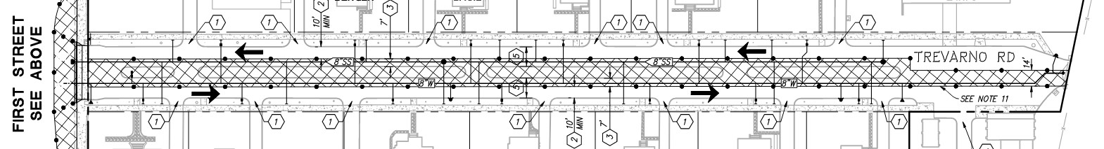 Trevarno Rd - Road Closure plan